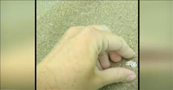 <p>A wedding ring vanishes in the ocean, and what happens next is incredible. The woman was snorkeling when she noticed that something was missing: her wedding ring. Watch the short but powerful clip to see what happened after a woman lost her wedding ring in the ocean.</p>

<p>Weddings are beautiful, wonderful ceremonies in which attendees witness the creation of a family. Standing at the altar in front of their friends, family and God, two people exchange vows and agree to remain together for the rest of their lives, no matter what life throws their way. It&rsquo;s an occasion in which lifelong memories are created.</p>

<p>While those memories and the pictures captured of that special day are important, there is one piece, a memento, that means more than any picture or video: the wedding ring. The wedding ring symbolizes the lifelong promise and commitment made that day. Since that piece of jewelry means so much, losing it would be catastrophic enough to cause someone to panic. Sadly, that&rsquo;s precisely what happened to one woman who went snorkeling in the Atlantic Ocean.</p>

<p>In the <a href="https://www.youtube.com/watch?v=Y4mFfSp7q-I">clip posted on YouTube</a>, the woman states that she had just finished snorkeling when she noticed that her wedding ring was no longer on her hand. Somehow, as she explained the situation, she was able to remain calm. So, instead of immediately telling her husband, she went back out snorkeling, hoping to somehow and some way come across her ring.</p>

<p>And, as luck would have it, that&rsquo;s exactly what happened.</p>

<p>She found her wedding ring, thankfully, in shallow water.</p>

<p>&ldquo;I was, like, screaming under the water,&rdquo; Sara Maunee said. &ldquo;I mean, I got back, I was jumping for joy. I felt like I had won the lottery that day.&rdquo;</p>

<p>Given the slim odds of finding a ring in the ocean, it&rsquo;s safe to say that she probably did the equivalent of winning the lottery that day.</p>

<p><em><strong><a href="https://www.godtube.com/bible/proverbs/18-22">Proverbs 18:22</a></strong> &ldquo;Whoever gets a wife gets a good thing, and has the approval of the Lord.&rdquo;</em></p>
