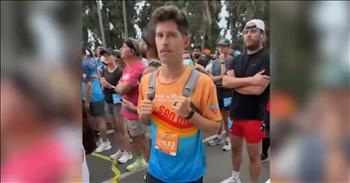 <p>A husband ran a marathon without training for it and proved his wife wrong. He completed the lengthy run in just under six hours, which was something that his wife thought he would not be able to do. Watch the short but hilarious clip to learn how the man ran a marathon without any training.</p>

<p>Exercise is necessary to stay healthy. Of course, exercise can take many different forms and levels of intensity. Anything can become exercise; getting up, moving and staying active are important. Some people may prefer weight training, while others enjoy walking, running, or more cardio-related activities.</p>

<p>There are hundreds of organized races across the country for those who enjoy a nice, brisk run and really get into the activity. And like exercise, the races come in all different shapes and sizes. There are 5Ks, 10Ks and half marathons. But for the truly adventurous and ambitious, there are even marathons available.</p>

<p>In a <a href="https://www.youtube.com/watch?v=8Gvqv5HXFoE">clip posted on YouTube</a>, a husband had always told his wife that he could complete a marathon, a 26.2-mile run, without any training. So, she wanted to see him prove it and signed him up for one, giving him 24-hour notice.</p>

<p>So, with only a day until setting off on his 26-mile run, Logan Goodspeed made sure he had everything he needed. He picked up his race credentials and bought a pair of running shoes. Then, before he knew it, it was time to run, and that&rsquo;s exactly what he did.</p>

<p>With no training for the massive run, Logan completed the marathon. He also managed to do it within the time parameters he had mentioned to his wife. He finished the race in 5 hours and 58 minutes!</p>

<p>&ldquo;Pretty proud!&rdquo; Logan said. &ldquo;It&rsquo;s nothing I ever thought I would do. I never wanted to do it. I wanted to talk about how I could do it, and now, it&rsquo;s, it&rsquo;s done. And it&rsquo;s just an accomplishment under my belt, which is cool.&rdquo;</p>

<p><em><strong><a href="https://www.godtube.com/bible/1-corinthians/9-24">1 Corinthians 9:24</a></strong> &ldquo;Do you not see that in a running competition all take part, but only one gets the reward? So let your minds be fixed on the reward.&rdquo;</em></p>
