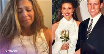 <p>A woman found her wedding ring after 20 years, and her reaction says it all. She instantly became emotional after locating the important piece of jewelry that had gone missing two decades earlier. Watch the short but awe-inspiring clip to see the woman become overwhelmed with emotion after spotting her long-lost wedding ring.</p>

<p>Every couple&#39;s wedding day is a monumental occasion. The ceremony, in which they stand at an altar before their friends, family and God and exchange vows, is a day they will never forget. All the pictures and videos taken on that day will become cherished mementos of a wonderful, fantastic day.</p>

<p>However, as important as those pictures and videos might be, the wedding ring is much more important. It symbolizes the vows and promises made between those two people that day. So, if that ring were to become lost or temporarily misplaced, it would cause much concern, likely sending many into a panic. That&rsquo;s likely what happened to one woman when she lost her wedding ring 20 years ago. But after two decades, she happened to come across the piece of jewelry.</p>

<p><a href="https://www.youtube.com/watch?v=bZg37It9EJM">A clip posted on YouTube</a> explains that Dana Popham was in her bathroom in 2005 when she noticed her wedding ring had gone missing. It was nowhere to be found, which is how it remained for the next 20 years.</p>

<p>But then, in 2025, while remodeling that very same bathroom, Dana happened to come across that very same ring that had gone missing 20 years earlier. After making the shocking and unexpected discovery, Dana was more than a little excited and joyful. Her eyes immediately filled with tears as she was overwhelmed by the sight of her cherished wedding ring.</p>

<p>&ldquo;When we pulled that cabinet out, my husband said, &lsquo;There&rsquo;s a ring,&rsquo; and I just screamed,&rdquo; Dana said. &ldquo;I just, I&rsquo;m still shaking.&rdquo;</p>

<p><em><strong><a href="https://www.godtube.com/bible/genesis/2-24">Genesis 2:24</a></strong> &ldquo;For this cause will a man go away from his father and his mother and be joined to his wife; and they will be one flesh.&rdquo;</em></p>
