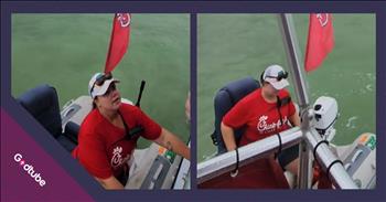 <p>Chick-fil-A makes waves with an epic water delivery. The popular fast-food chain made a very unexpected move, bringing customers their orders by boat. Watch the short clip to see a Chick-fil-A employee bring customers their food in a way you likely have never seen.</p>

<p>Customer service is of the utmost importance, no matter what kind of business it is or what it&rsquo;s attempting to sell. Many people spout that old saying that the customer is always right regarding business. That couldn&rsquo;t be further from the truth. We have all witnessed uncomfortable and unfortunate incidents when the customer was very much in the wrong. Customers screaming at a server or someone working in a drive-thru are never right on any occasion.</p>

<p>However, even though some customers may choose to act poorly, customer service still matters a great deal. Businesses that treat their customers with kindness, respect and courtesy will likely see the same people return repeatedly. Chick-fil-A is a business known as much for its excellent customer service as it is for its delicious chicken sandwich.</p>

<p>In a <a href="https://www.tiktok.com/@fox13tampabay/video/7518118101712391438">clip posted on social media</a>, the popular chicken joint has found yet another way to improve and raise its level of customer service. The short clip shows several people on a boat enjoying the water in Destin, Florida. They are having a fantastic time, even listening to Earth, Wind &amp; Fire&rsquo;s classic &ldquo;September&rdquo; when things are about to improve considerably.</p>

<p>That&rsquo;s because seconds into the video, a Chick-fil-A employee pulls up on a boat with their orders. Yes, you read that correctly. Chick-fil-A apparently even delivers food by boat.</p>

<p>Just when you thought the company couldn&rsquo;t get any better, they found another way to improve and delivered their tasty chicken on the water!</p>

<p><em><strong><a href="https://www.godtube.com/bible/galatians/5-13">Galatians 5:13</a></strong> &ldquo;Because you, brothers, were marked out to be free; only do not make use of your free condition to give the flesh its chance, but through love be servants one to another.&rdquo;</em></p>

