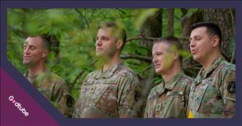 <p>Check out this sweet video: a talented U.S. Army chorus gives a Phil Collins classic an a cappella makeover. The song they are singing is &lsquo;You&rsquo;ll Be in My Heart,&rsquo; and throughout the song, videos of Army members with their families pop up. What a heartwarming video to match this touching song!</p>

<p>&lsquo;Come stop your cryin', it will be alright<br />
Just take my hand, hold it tight<br />
I will protect you from all around you<br />
I will be here, don't you cry&rsquo;</p>

<p>These singers from the U.S. Army Chorus are all fathers, and the lyrics of this song hold the perfect message for the kids of these military service members.</p>

<p>&ldquo;Originally written as a lullaby for Collins&rsquo;s young daughter and featured in Disney&rsquo;s animated film Tarzan, the song expresses a promise of love, protection, and comfort. It is a message that speaks to the bond between parent and child, one that remains resilient across any distance and through every season of life,&rdquo; reads the <a href="https://www.youtube.com/watch?v=GrCj3XK2m1U&amp;list=RDGrCj3XK2m1U">caption</a> of this YouTube video. &ldquo;This performance is dedicated to all fathers, but especially those who serve. You know what it means to love across distance and time. Whether at home or deployed, your devotion lives on in the hearts of those you cherish.&rdquo;</p>

<p>Not only did the U.S. Army chorus members impress us with their vocals, but many people online were touched by the song&rsquo;s message that the servicemen were singing to their families.</p>

<p>&ldquo;From one Navy veteran to you fellas&hellip;may God continue to bless you and your families in all you do,&rdquo; <a href="https://www.youtube.com/watch?v=GrCj3XK2m1U&amp;list=RDGrCj3XK2m1U">comments</a> one person online after watching the video.</p>

<p>&ldquo;Awesome! Thank all of you for your service and starting my day off with a song. Stay safe!&rdquo; <a href="https://www.youtube.com/watch?v=GrCj3XK2m1U&amp;list=RDGrCj3XK2m1U">writes</a> another person on YouTube.</p>

<p>We hope that you enjoyed this sweet performance of &lsquo;You&rsquo;ll Be in My Heart&rsquo; today!</p>

