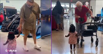 <p>An adorable toddler&rsquo;s precious interactions brighten everyone&rsquo;s day. The tiny child approached and greeted every person she spotted, making their day oh so much better. Watch the short but sweet clip to see the precious little girl greet and interact with strangers and immediately improve their day.</p>

<p>Most people keep things to themselves. No one wants to unfurl and release all their pain, burdens and concerns on someone else. So, instead of telling others about what is going on in their lives and what has them worried, a lot of people are walking around with the weight of the world on their shoulders.</p>

<p>A simple acknowledgment can go a long way since it&rsquo;s impossible to know and understand what everyone is going through and what battle they are currently fighting. Saying &ldquo;hello&rdquo; to a passing stranger could be just the thing someone needs, especially when they feel unseen and unloved. That&rsquo;s why being kind can make such a big difference and impact.</p>

<p><a href="https://www.youtube.com/shorts/umMsnoKWeZY">A clip posted on YouTube</a> shows a young lady doing precisely this: using unexpected kindness to spread happiness and joy to complete strangers. Even though she is still trying to grasp this whole walking thing, she approaches every person she sees in a mall and gives them a high five. Everyone she interacted with had nearly the same response. They all immediately stopped what they were doing, turned their attention to her and had a big smile on their faces.</p>

<p>How could you not have that reaction whenever you had an adorable toddler chasing you down to give you a high five or a handshake? It would immediately improve your mood and brighten your entire day.</p>

<p>The child&rsquo;s actions were so sweet and precious, but for some in the short clip, they likely meant more than we could ever know. A little bit of kindness can make a world of difference.</p>

<p><em><strong><a href="https://www.godtube.com/bible/ephesians/4-32">Ephesians 4:32</a></strong> &ldquo;And be kind to one another, full of pity, having forgiveness for one another, even as God in Christ had forgiveness for you.&rdquo;</em></p>
