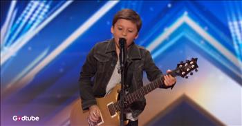 <p>A young guitarist&rsquo;s jaw-dropping AGT performance stuns. The studio audience and the show&rsquo;s four judges were left amazed by the young man&rsquo;s immense skill on the popular instrument. Watch the short but awe-inspiring clip to see and hear the little guy flawlessly play the guitar, leaving everyone, including the judges, astounded.</p>

<p>Shows like <em>America&rsquo;s Got Talent</em>, <em>American Idol</em> and <em>The Voice</em> get hundreds, possibly even thousands, of people who try out every season, hoping their talent is enough to land them a spot on those programs. Some of those contestants succeed in their attempt and do get on the show, at least temporarily. Unfortunately, others fail to impress the judges enough and are sent home after their audition. The entertainment business is a competitive, cutthroat field.</p>

<p>However, another group of people go on those popular shows and are arguably the most impressive. Of course, these are the acts who walk out on the stage and, because of their nerves or some other reason, do not give the judges or the studio audience much hope for their audition. They then proceed to surprise everyone and put on a show-stopping performance, which is precisely what happened in a <a href="https://www.youtube.com/watch?v=0QZp4MSWQVE">clip posted on YouTube</a>.</p>

<p>As the video begins, Bay Melnick Virgolino, a 10-year-old guitarist, makes his way onto the <em>America&rsquo;s Got Talent</em> stage. Given his young age and the fact that he&rsquo;s holding a guitar that is nearly as big as he is, expectations are set low. No one expects much from the little guy &ndash; the judges and the studio audience. However, those expectations are completely subverted within the first seconds of his audition.</p>

<p>The 10-year-old guitarist performs Lenny Kravitz&rsquo;s &ldquo;Are You Gonna Go My Way,&rdquo; and blows the roof off the place, sending the studio audience into a frenzy. The judges are stunned, unable to believe that someone so young can do something so musically advanced.</p>

<p>It was a masterful guitar performance!</p>

<p><em><strong><a href="https://www.godtube.com/bible/colossians/3-16">Colossians 3:16</a></strong> &ldquo;Let the word of Christ dwell in you richly in all wisdom; teaching and admonishing one another in psalms and hymns and spiritual songs, singing with grace in your hearts to the Lord.&rdquo;</em></p>
