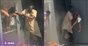 <p>A man put his life on the line to save a family from a high-rise apartment fire. He risked everything, including his safety, to help a handful of people who were in danger, trapped in a burning apartment. Watch this short but powerful clip to see how this man put his life on the line to save a family from a burning apartment.</p>

<p>What does it take, what must someone do to be considered a hero? In society today, being a hero typically means putting a rubber ball through an orange metal cylinder with only a handful of seconds left on the game clock. Many people, for some inexplicable reason, also consider a person running for public office, while promising to do this or that heroic. Some even believe actors and actresses, people who recite lines written by someone else, to be heroes.</p>

<p>Obviously, society&#39;s working definition of a hero and heroism is entirely wrong and distorted. Heroes put others before themselves, risking their safety and even putting their lives in peril. And that is precisely what one man did when he helped an entire family escape a burning building, heroically saving their lives.</p>

<p><a href="https://www.youtube.com/shorts/ZaUBb5MzDsk">In a video posted on social media</a>, a man was captured climbing out of his apartment building and carefully tiptoeing on the ledge while making his way to an apartment with heavy smoke continuously billowing out of it.&nbsp;</p>

<p>The unnamed hero, once he reaches that burning apartment, reaches for, secures and then moves the children from the smoke-filled apartment to his apartment. He does this for each of the family&#39;s children, but he doesn&#39;t stop with the children. He continues to risk his life as he rescues the mother and every other remaining family member inside the burning apartment.</p>

<p>At one point during his lifesaving, heroic actions, the camera pans down, giving viewers a quick look at just how much danger this man put himself in to rescue that entire family. One false move and the man would have surely fallen to his death.</p>

<p><em><strong><a href="https://www.godtube.com/bible/philippians/2-4">Philippians 2:4</a></strong> &quot;Not looking everyone to his private good, but keeping in mind the things of others.&quot;</em></p>
