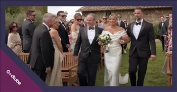 <p>One father&#39;s sweet and unexpected wedding gesture melts hearts. The bride&#39;s father went out of his way to include someone who was completely taken aback by the kind and loving gesture. Watch the short but heartwarming clip to see the tear-jerking moment the bride&#39;s father created.</p>

<p>Weddings are extraordinary, fantastic occasions. They are most certainly reasons for celebration. Who doesn&#39;t love seeing two people, standing before God and all their family and friends in attendance, make a loving and lifelong commitment to one another?&nbsp;</p>

<p>Of course, weddings are often highly emotional events because almost everything involved is significant. Those prone to tears should carry a pack of tissues with them. Even people who do not typically get choked up easily will likely find themselves shedding a tear or two at a wedding. However, what one father of the bride did is likely to have everyone crying, regardless of their propensity to shed tears.</p>

<p><a href="https://www.youtube.com/watch?v=Lw9yoUK3ErY">The clip picks up right before</a> the beautiful bride makes her grand entrance and proceeds down the center aisle accompanied by her father. But seconds before that happens, her father makes a move that takes everyone, including the bride, by surprise.</p>

<p>He walks up the aisle by himself, approaches the bride&#39;s stepfather, and asks him a question.&nbsp;</p>

<p>&quot;Would you like to help me escort her?&quot;</p>

<p>With the help of her father and stepdad, the bride makes her way down the aisle to her groom. What a beautiful moment, one that all of them will never forget.</p>

<p>&quot;Weddings are a great way to bring people together,&quot; the bride&#39;s father said.</p>

<p>His daughter appreciated her father&#39;s sweet and surprising move.</p>

<p>&quot;That was something, like, I&#39;ve always thought about, but, you know, I didn&#39;t want to take that moment away from my dad,&quot; she said. &quot;I felt like the luckiest girl alive, and to have both my dads there.&quot;</p>

<p><em><strong><a href="https://www.godtube.com/bible/ephesians/4-32">Ephesians 4:32</a></strong> &quot;And be kind to one another, full of pity, having forgiveness for one another, even as God in Christ had forgiveness for you.&quot;</em></p>
