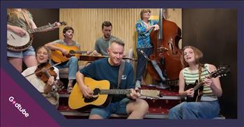 <p>Christian family bluegrass band The Petersens recently delivered a moving live cover of &lsquo;Jesus, Strong and Kind&rsquo; in a YouTube performance. The family sings with Australian artist Colin Buchanan, the song&rsquo;s author, in a relaxed and peaceful setting before they go on stage in front of a crowd. Watch the clip to see the humble performance.</p>

<p>&ldquo;We had an opening act for our Australia shows and Colin Buchanan was THE most fun person to travel with,&rdquo; the family said. &ldquo;He wrote this song with CityAlight, and we loved learning and covering it with him backstage before our last show.&rdquo;</p>

<p>&ldquo;Jesus, Strong and Kind&rdquo; is a wonderful song that&rsquo;s written in the reflection of Jesus&rsquo; countenance. Some of the lyrics are:<br />
&nbsp;<br />
For the Lord is good and faithful<br />
He will keep us day and night<br />
We can always run to Jesus<br />
Jesus, strong and kind</p>

<p>The song highlights how Jesus sustains; he is a rock that everyone can rely on. He is completely irreplaceable.&nbsp;</p>

<p>Each of the six Petersens plays a different instrument, and several of them harmonize with Colin as he leads them in song. The song sounds divine and lovely with all of the lovely string instruments. This kind of song is a far cry from one of those modern worship performances that can often be drowned out with drums and flashing lights; it&rsquo;s still and slower, but gives God just as much praise.&nbsp;</p>

<p>This song will undoubtedly fill your heart with peace and calm your spirit. It is such a beautiful reminder that no matter what we face, Jesus remains the same. We can always run to him.&nbsp;</p>

<p><em>&ldquo;The LORD is my rock, and my fortress, and my deliverer; my God, my strength, in whom I will trust; my buckler, and the horn of my salvation, and my high tower.&rdquo; <strong><a href="https://www.godtube.com/bible/psalms/18-2">Psalms 18:2</a></strong></em></p>
