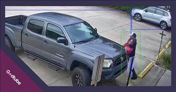 <p>A woman kicked and screamed and managed to escape a terrifying kidnapping attempt. The woman was able to avoid being abducted as the frightening ordeal was caught on camera. Watch the short but jaw-dropping clip to see the attempted kidnapping and how she managed to avoid becoming abducted.</p>

<p>Crime is a very real part of our fallen and broken world. This will not be changing either, despite any and all well-intentioned efforts from politicians and members of law enforcement. As long as human beings remain on Earth, so will criminality in one form or another.</p>

<p>In <a href="https://www.youtube.com/watch?v=sPKY3DpQ6Io">a clip posted on YouTube</a>, a young woman, an 18-year-old, was nearly a kidnapping victim. The bold criminal, in broad daylight, is seen grabbing and tightly holding onto the young woman. All the while, as he has her and attempts to place her into his truck, she screams and fights for her life.</p>

<p>He manages to open the truck&rsquo;s door with her securely in his grip and attempts to put her in the vehicle, but she keeps fighting, desperately trying to get away.</p>

<p>&ldquo;He forcefully pushed me out of the store,&rdquo; Emma Marine said. &ldquo;And then he put me in a chokehold and dragged me out to the truck and then tried to force me into the truck.&rdquo;</p>

<p>Eventually, the brave young woman does get away from her would-be abductor and finds safety.&rdquo;</p>

<p>&ldquo;I just knew that once he had me, I had to get away, and that I could not get into the truck,&rdquo; she added.</p>

<p>After Emma managed to escape the criminal, she ran into a nearby restaurant and called 911, detailing the scary ordeal to the dispatchers. Thankfully, the video adds that police officers did locate Emma&rsquo;s attacker and would-be abductor, and he was taken into custody.</p>

<p>Praise God that that young woman was able to escape and foil the criminal&rsquo;s nefarious plans. Who knows what could have happened if he had gotten her into his truck?</p>

<p><em><strong><a href="https://www.godtube.com/bible/proverbs/27-12">Proverbs 27:12</a></strong> &ldquo;The sharp man sees the evil and takes cover; the simple go straight on and get into trouble.&rdquo;</em></p>
