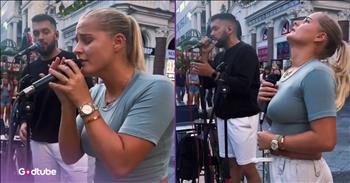 <p>This stunning &lsquo;Oceans (Where Feet May Fail)&rsquo; duet will leave you breathless and believing again. There are moments when heaven seems to break through earth&mdash;when a melody becomes more than notes, when a song becomes a prayer, and when two strangers worshiping on a street corner stop the world for a holy hush.</p>

<p>That&rsquo;s exactly what happened in one breathtaking Reel shared by Luke Silva, a street musician known not just for his albums, but for the way he invites the audience to sing with him. With a guitar slung across his chest and the streets of the world as his stage, Luke has captured hearts everywhere. But this moment? This one was different.</p>

<p>As the opening notes of &lsquo;Oceans (Where Feet May Fail)&rsquo; began to play, a young woman stepped into the space beside Luke. Then she closed her eyes and began to sing, and heaven must&rsquo;ve leaned in.</p>

<p>Her voice&mdash;pure and angelic&mdash;rose up and met Luke&rsquo;s rich, steady tone, and suddenly the noise of the street melted away. It was as if the whole city paused to listen. This wasn&rsquo;t just a duet. This was worship in its truest form&mdash;unrehearsed, unfiltered, and utterly Spirit-led.</p>

<p>The <a href="https://www.youtube.com/shorts/aleC1CHUNcU">comments</a> poured in like water over stone:&nbsp;<br />
&ldquo;She has the voice of an angel.&rdquo;<br />
&nbsp;&ldquo;He should be signed and on an album.&rdquo;<br />
&nbsp;&ldquo;I haven&rsquo;t been to church in years, but this brought me to tears.&rdquo;</p>

<p>And isn&rsquo;t that what music&mdash;real music&mdash;does?<br />
It brings the far-off near. &nbsp;It cracks the hardest places in us open. It makes room for God to whisper, I&rsquo;m still here. One man <a href="https://www.youtube.com/shorts/aleC1CHUNcU">wrote</a>, &ldquo;I&rsquo;m 62. I haven&rsquo;t been to church in years&hellip; but your voices made me cry.&rdquo;</p>

<p>Another <a href="https://www.youtube.com/shorts/aleC1CHUNcU">said</a> simply, &ldquo;God made those voices. Amen.&rdquo;<br />
Yes. Amen.</p>

<p>Because when that young woman stood on a sidewalk and sang with her eyes closed to the God who holds the waves&mdash;when Luke harmonized like his whole soul was tied to every word&mdash;they reminded us of something we too often forget: We were made to worship. Not in pews alone. But in parks and plazas. On sidewalks and city streets. Wherever feet may fail&hellip; and faith rises instead.</p>

<p>You could feel the ache in every line: &ldquo;Take me deeper than my feet could ever wander&hellip;&rdquo;<br />
&nbsp;And isn&rsquo;t that all of us? Wading into this life, unsure, overwhelmed&mdash;but whispering, lead me anyway.</p>

<p>This duet was a beautiful love song to the One who calls us out upon the waters. And whether you&rsquo;ve known that song for years or it&rsquo;s your first time hearing it, it lands the same way: right in the soul.</p>

<p>So, if you need a reminder that beauty still exists, watch this duet. Watch the young woman who sang with eyes shut and her heart wide open. Watch the crowd go still, and watch what God can do when two voices simply say yes.</p>

<p><em><strong><a href="https://www.godtube.com/bible/isaiah/43-2">Isaiah 43:2</a></strong> &nbsp;"When you pass through the waters, I will be with you..."</em></p>
