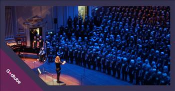 <p>To commemorate 15 years of singing together, hundreds of voices united in a stunning&nbsp;<br />
&lsquo;Hallelujah&rsquo; performance in the U.K. The crowd sings with grace and precision. Watch the clip to hear the beautiful song.&nbsp;</p>

<p>400 Rock Choir members across Glasgow, Kirkintilloch, and Edinburgh performed the song at The Usher Hall in Edinburgh, Scotland, and you&rsquo;ll definitely want to see it. All 400 members and their maestro somehow squeeze onto the large stage. The choir is cloaked in color-shifting shadows as they sing the moody and thought-provoking song. It&rsquo;s incredible to see how a choir that accepts any voice, with no audition, produces such a stunning performance.&nbsp;</p>

<p>&lsquo;Hallelujah&rsquo; is a song that&rsquo;s known very well across the world, so it&rsquo;s fitting that groups would come from across the U.K. to sing it. This month, nearly 850 <a href="https://www.facebook.com/watch/?v=732832849482543">gathered</a> in the Netherlands to sing the same song.&nbsp;</p>

<p>The song doesn&rsquo;t have a direct meaning, but it seems to mix love with Christianity and music with praise. Some of the last words in the song are:&nbsp;</p>

<p>I'll stand before the Lord of Song<br />
With nothing on my tongue but Hallelujah<br />
Hallelujah, Hallelujah<br />
Hallelujah, Hallelujah</p>

<p>This performance is an extraordinary collective experience that brings together people of various ages and backgrounds. The choir members simply enjoy singing, and we certainly enjoy listening. You'll feel like singing along as you listen to the notes that rise and fall.&nbsp;</p>

<p>While watching it, I found myself deeply moved. There&rsquo;s something almost magical about hearing so many voices come together in harmony. The music probably sounded even better for those who were in that same auditorium during the performance. It&rsquo;s a nice reminder of how music has the ability to connect all of us, no matter where we are or where we are from!</p>
