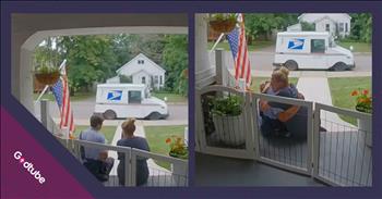 <p>A kindhearted mailman comforted a woman during some difficult moments. The government worker showed her some unexpected kindness and love following a loss. Watch the short but powerful clip to see how the mailman comforted her during a heartbreaking situation.</p>

<p>We are often blessed in life with happy and joyous occasions worth celebrating and remembering. However, not every moment will make you want to jump for joy. Unfortunately, loss is a part of life. It&rsquo;s an aspect that no one enjoys, but sadly, it&rsquo;s inevitable, as is the hurt, heartache and sorrow that often accompany a loss.</p>

<p>For those who have experienced those deep, dark valleys, it&rsquo;s one of the worst experiences imaginable&mdash;nothing to wish on your worst enemy. But even when we are hurting and in despair, the Lord is still in control and offers comfort and healing. He remains faithful and loving, never leaving our side as He walks through those deep, dark valleys with us.</p>

<p><a href="https://www.youtube.com/shorts/LOak05ruvps">In a clip posted on YouTube</a>, a mailman is a beautiful, shining example of the type of love and comfort the Lord provides during our times of sorrow and despair. Sitting on her steps as the mailman approached, the woman had recently lost her beloved pet. The mailman was delivering her the animal&rsquo;s ashes.</p>

<p>However, instead of simply handing her the package and continuing his route, he sits beside her. &nbsp;He did not want to leave her while she was hurting and distraught. Soon after sitting down, the woman, overcome with emotion, leaned over and hugged the kind and loving mailman.<br />
While the man did not say a word, what he did meant the world to that woman in her time of immense grief and pain.</p>

<p>&ldquo;Thank you so much,&rdquo; the woman says through tears and sniffles.</p>

<p>What a beautiful example of kindness, gentleness and love when someone needed it the most.</p>

<p><em><strong><a href="https://www.godtube.com/bible/psalms/23-4">Psalm 23:4</a></strong> &ldquo;Yes, though I go through the valley of deep shade, I will have no fear of evil; for you are with me, your rod and your support are my comfort.&rdquo;</em></p>
