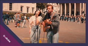 <p>Two buskers turned in a mesmerizing &ldquo;Take Me Home, Country Roads&rdquo; duet. Their public performance of the John Denver classic is one rendition that should be listened to repeatedly. Watch the short but chilling clip to hear their stunning musical performance of &ldquo;Take Me Home, Country Roads.&rdquo;</p>

<p>John Denver is, without a doubt, one of the best singer-songwriters in recent memory. One could, relatively easily, argue that he&rsquo;s one of the greatest singer-songwriters of all time, ranking up there with legendary musicians like Bob Dylan, James Taylor and Willie Nelson. His talent was undeniable, which is evidenced by how many people continue to listen to and love his tunes.</p>

<p>Yes, he had a unique, distinct and unmistakable voice. However, we can all agree that his true talent and genius was in songwriting. He was undoubtedly a talented musician with a gift for writing simple but beautiful lyrics. His song lyrics had the power to transport you to a simpler, less complicated time immediately. He could paint a vivid, detailed image in your mind with his beautiful lyrics.</p>

<p><a href="https://www.youtube.com/watch?v=3-no4dYISYg">In a clip posted on YouTube</a>, two musicians perform John&rsquo;s most beloved and iconic tune, &ldquo;Take Me Home, Country Roads.&rdquo; Even if you aren&rsquo;t a John Denver, country or folk music fan, this is a song everyone loves. The song&rsquo;s chorus is so recognizable and catchy. Hearing this chorus just once is enough for it to get stuck in your head for the rest of the day.</p>

<p>&ldquo;Country roads, take me home<br />
To the place I belong<br />
West Virginia, mountain mama<br />
Take me home, country roads&rdquo;</p>

<p>John&rsquo;s fantastic, beautiful lyrics and the duo&rsquo;s stunning, spot-on vocal performance make this a rendition you cannot or should not miss. You&rsquo;re not likely to find a better cover of this iconic tune. The only person who could perform this song better would be John himself.</p>

<p><em><strong><a href="https://www.godtube.com/bible/colossians/3-16">Colossians 3:16</a></strong> &ldquo;Let the word of Christ dwell in you richly in all wisdom; teaching and admonishing one another in psalms and hymns and spiritual songs, singing with grace in your hearts to the Lord.&rdquo;</em></p>
