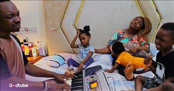 <p>This 4-year-old&rsquo;s powerful &lsquo;Hallelujah! He Has Won the Victory&rsquo; will touch your heart and make you smile. The little guy belts every verse, and it sounds so adorable and sweet. Watch the video to hear it.&nbsp;</p>

<p>In the video posted on YouTube, 4-year-old Shine sits with his parents and two younger siblings as he sings &lsquo;Hallelujah! He Has Won the Victory.&rsquo; His voice is loud and strong, and he lifts his small hand as he sings the meaningful lyrics. He doesn&rsquo;t hold anything back. His dad plays the piano as Shine sings, and about halfway through the song, his mom and dad join in and sing with him. Then, the song shifts from a solo act to an infectious, spirit-filled moment of worship. It&rsquo;s a beautiful family performance and a sweet reminder that music and faith can unite parents and children.&nbsp;</p>

<p>Some of the lyrics they sing are:&nbsp;</p>

<p>Death could not hold you down<br />
You are the risen king<br />
Seated in majesty<br />
You are the risen king</p>

<p>Seeing a small child so focused on praise and worship is wonderful. It&rsquo;s clear that he has a talent for singing and isn&rsquo;t afraid to sing with everything he has in him. At a mere 4 years old, the boy displays an inspiring passion for worship that&rsquo;s more common to see in adults. His voice carries the weight of the song&rsquo;s message about Christ&rsquo;s resurrection with boldness and sincerity. There&rsquo;s just something touching about a child proclaiming these powerful and Biblical truths. What a great reminder that worship can transcend any age!</p>

<p><em>&ldquo;Therefore we are buried with him by baptism into death: that like as Christ was raised up from the dead by the glory of the Father, even so we also should walk in newness of life.&rdquo; <strong><a href="https://www.godtube.com/bible/romans/6-4">Romans 6:4</a></strong></em></p>
