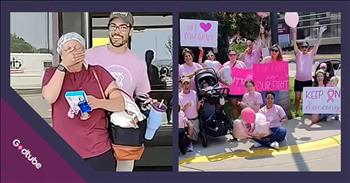 <p>A woman finished cancer treatments and was met with the sweetest surprise. She was understandably ecstatic about completing all of her treatments for cancer, and then something unexpected happened. Watch the short but sweet clip to see the beautiful and tear-jerking surprise she received.</p>

<p>There are many truly terrible things in this fallen, broken and lost world. Sadly, pain and heartache are all around us and in overwhelming abundance. However, there&rsquo;s likely nothing that has caused more suffering and agony to families than cancer. There isn&rsquo;t much scarier in life than receiving a cancer diagnosis or learning that a friend or a family member is battling the deadly, life-threatening disease.</p>

<p>Fighting cancer is both mentally and physically taxing on the family, but especially the patient. From the moment you or a loved one receives that horrible diagnosis, it&rsquo;s a roller coaster of good days and bad days. That&rsquo;s why a surprise one woman received meant so much and made for such a beautiful moment.</p>

<p>In the clip, <a href="https://www.youtube.com/shorts/VxZTNkeV3Wk">which was posted on YouTube</a>, the woman shouts that she has just finished all of her cancer treatments. She is overjoyed, and this is certainly something to celebrate. She and her husband are then captured on video walking out the door, leaving the medical facility. However, little does she know what awaits her outside those doors.</p>

<p>The woman&rsquo;s husband had planned a massive, heartwarming surprise for her. He had brought together her family and friends, who were waiting with signs and cheers to greet her after her enormous, beautiful, celebration-worthy accomplishment.</p>

<p>Immediately after seeing all the people she loves who had come out to show her support, she understandably becomes emotional and breaks down in tears.</p>

<p>What an incredible sight and an excellent way for her husband and everyone else she knows to show her how much they love and care for her.</p>

<p><em><strong><a href="https://www.godtube.com/bible/1-corinthians/16-14">1 Corinthians 16:14</a></strong> &ldquo;Let all you do be done in love.&rdquo;</em></p>
