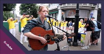 <p>Check out this talented performer wowing people on the street with her beautiful cover of &lsquo;Don&rsquo;t Stop Believin&rsquo; by Journey. The singer in the video is Sarah Fitzsimon, and she has such a wonderful and unique voice. She really made this popular song her own!</p>

<p>&lsquo;Just a small town girl, livin' in a lonely world<br />
She took the midnight train going anywhere<br />
Just a city boy, born and raised in South Detroit<br />
He took the midnight train going anywhere&rsquo;</p>

<p>What an outstanding performance! Sarah is performing this Journey hit in Dublin, Ireland, specifically on Grafton Street. This part of the city is well-known for its vibrant street busking scene. Buskers, including musicians, poets, and mime artists, perform for the crowds, contributing to the area's lively atmosphere. This type of entertainment is a long-standing tradition in Dublin.</p>

<p>And while Sarah Fitzsimon has people walking by her on Grafton Street, enjoying her musical performances, she also fans online who have shared how much they like her cover of &lsquo;Don&rsquo;t Stop Believin.&rsquo;&rsquo;&nbsp;</p>

<p>&ldquo;The hair on the back of my neck stood up! I love her voice! Instant fan,&rdquo; <a href="https://www.youtube.com/watch?v=-s-j4ij8Veg">comments</a> one person on YouTube after watching the video.</p>

<p>&ldquo;Brilliant performance by Sarah. I absolutely love her amazing voice,&rdquo; <a href="https://www.youtube.com/watch?v=-s-j4ij8Veg">writes</a> another person online.</p>

<p>As for &lsquo;Don&rsquo;t Stop Believin&rsquo;&rsquo; by Journey, it was released in October 1981 as the second single from the group's seventh studio album titled Escape. It was co-written by the band's vocalist Steve Perry, guitarist Neal Schon, and keyboardist Jonathan Cain.</p>

<p>&lsquo;Don&rsquo;t Stop Believin&rsquo; was a top-10 worldwide hit in 1981, and it became the group's signature song that has continued to endure over the years. In 2012, the song became the best-selling digital track from the twentieth century, with over seven million downloads by 2017.</p>

<p>We hope that you enjoyed listening to this fun cover of &lsquo;Don&rsquo;t Stop Believin&rsquo; today!</p>
