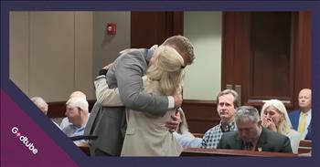 <p>One woman&rsquo;s powerful act of forgiveness will leave you amazed and in tears. She did what many people, if in her position, could not do, and it was so powerful and moving. Watch the short but tear-jerking video to see and hear about this woman&rsquo;s act of forgiveness.</p>

<p>Life is not always a fair or even, very often, an easy experience. What other people do can significantly impact our lives. Sadly, when they make wrong decisions and choices, it&rsquo;s usually not only them who feel those negative repercussions, but us as well. The results of those choices can be devastating and life-altering.</p>

<p>When someone has had too much to drink, but foolishly still decides to get behind the wheel, they are not only putting their life in danger but also everyone else they might encounter during their drunken escapade. This scenario is all too real for far too many people, and one that, for whatever reason, continues to happen. <a href="https://www.youtube.com/watch?v=9sqTflB1tk0">A clip posted on YouTube</a> tells the story of one woman whose life was dramatically impacted by someone who decided to get behind the wheel when they were intoxicated. But what the woman did and the love she exhibited will absolutely amaze you.</p>

<p>Joseph Tillman, while under the influence of nitrous oxide, hit and killed Chuck Johnson, who was on an electric bike at the time of the deadly collision. Joseph would go on to plead guilty to all of the charges against him, but while being sentenced for the fatal crash, something amazing happened.</p>

<p>Regina Johnson hugged and forgave the young man responsible for her husband&rsquo;s death. The clip states that Regina embraced him because the Lord told her &ldquo;he needed a mom hug.&rdquo;</p>

<p>It was during their embrace that Regina told the young man she forgave him for the crash that claimed her husband&rsquo;s life and added that the Lord &ldquo;loves him more than he knows.&rdquo; &nbsp;</p>

<p>Wow! What a powerful and moving demonstration of God&rsquo;s love, mercy and grace to be able to hug and forgive someone whose actions ended her spouse&rsquo;s life, forever changing hers.</p>

<p><em><strong><a href="https://www.godtube.com/bible/matthew/18-21">Matthew 18:21-22</a></strong> &ldquo;Then Peter came and said to him, &lsquo;Lord, what number of times may my brother do wrong against me, and I give him forgiveness? Till seven times?&rsquo; Jesus says to him, &lsquo;I say not you, till seven times; but, till seventy-seven times.&rsquo;&rdquo;</em></p>

