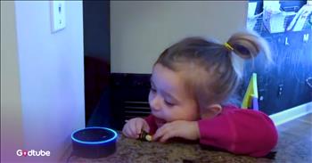 <p>A little girl's hilarious struggles with Alexa will make you laugh out loud. She tries repeatedly to get the popular piece of artificial intelligence to do what she wants, and the results are hysterically funny. Watch the short but hilarious clip to see the little one battle Alexa, trying to get it to bend to her will.</p>

<p>Technology is constantly improving and expanding, reaching and impacting more areas of our lives all the time. Those technological advancements that we all use and rely upon can literally be seen all around us. They are in the kitchen, the living room and outside our houses in the form of those popular Ring doorbell cameras. They are also everywhere we go, securely in our pocket or, more than likely, in the palm of our hand &ndash; the smartphone.</p>

<p>Amazon's Alexa is one of the more recent pieces of modern technology everyone seems to have. In a <a href="https://www.youtube.com/watch?v=dhDfuLMX3CI">clip posted on YouTube</a>, a little girl desperately tries to get Alexa to do what she wants. Hilariously, the 2-year-old child doesn't have much luck, but she refuses to give up and let the machine win.</p>

<p>She begins by ordering Alexa to tell her a joke, which she has to say three times before the device responds. Eventually, Alexa responds and tells a joke that most certainly went over the young child's head.</p>

<p>Despite the struggle to get Alexa to comply with her joke-telling demand, the child is undeterred and forges on, continuing to interact with the machine. &nbsp;Next, she has a very specific song that she would like to hear immediately. But that does not go well. Alexa gets the song title wrong and claims to have not heard of the song, "Body and My Keys."</p>

<p>The child and Alexa go back and forth until the child finally gets the device to fulfill another one of her requests.</p>

<p>This video proves once again that technology is great as long as it works as intended.</p>

<p><em><strong><a href="https://www.godtube.com/bible/proverbs/17-22">Proverbs 17:22</a></strong> "A glad heart makes a healthy body, but a crushed spirit makes the bones dry."</em></p>
