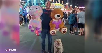 <p>A sweet dog cannot wait for its daily visit to its favorite neighbor. Hilariously, the adorable animal waits in eager anticipation every day to see the person it likes most on the block. Watch the short but heartwarming clip to see the adorable way the pup rushes over and then patiently waits to be let inside.</p>

<p>Humans are creatures of habit and routine. Routines are safe, comforting and familiar, giving us the feeling that we have some control over our day and lives. If one of our many routines were to become altered or disrupted in the slightest way, our entire day would feel off, and we&rsquo;d be all out of sorts.</p>

<p>Similar to humans, animals are creatures that appreciate routines and habits, likely for many of the same reasons that we do. With routines, they can know what to expect and aren&rsquo;t surprised or frightened by an unexpected occurrence. <a href="https://www.youtube.com/watch?v=NZVe4COBse4">A clip posted on YouTube</a> shows one precious pup has one of the sweetest routines you&rsquo;re likely ever to see &ndash; one that the animal absolutely loves.</p>

<p>When the clock strikes 5 p.m., that means only one thing to Emmy, a Labrador in Southern California: It&rsquo;s time to race over to her favorite neighbor&rsquo;s house for her daily visit. The clip shows the animal, at full speed, racing over to Linda Rose&rsquo;s house. After reaching the house, the pup rings the doorbell installed specifically for her, then sits and waits, with its tail wagging at a hundred miles an hour.</p>

<p>Once that moment finally arrives and the door opens, Emmy disappears inside the house. As can be heard in the clip, Linda Rose greets Emmy enthusiastically. &ldquo;Hi Emmy! Hi, baby girl,&rdquo; Linda Rose says as the dog enters the house.</p>

<p>Linda and her husband enjoy Emmy&rsquo;s visits as much as the dog does.</p>

<p>&ldquo;It never gets old,&rdquo; Linda said. &ldquo;We look forward to it. We watch the clock.&rdquo;</p>

<p>But joyfully running over to the neighbor&rsquo;s house is not the only thing Emmy can do. She is actually a trained service dog.</p>

<p><em><strong><a href="https://www.godtube.com/bible/genesis/1-21">Genesis 1:21</a></strong> &ldquo;And God created great whales, and every living creature that moves, which the waters brought forth abundantly, after their kind, and every winged fowl after his kind: and God saw that it was good.&rdquo;</em></p>
