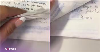 <p>A bride-to-be received marriage advice from the most unexpected place. The woman had no idea so many people would be willing to offer her help with her impending marriage. Watch the short but powerful clip to see where and how this young woman received marriage advice.</p>

<p>Traveling is not particularly enjoyable, especially on a plane. The person who coined the phrase &ldquo;It&rsquo;s not the destination, it&rsquo;s the journey&rdquo; had apparently never flown internationally, where the flight is 10 to 11 hours. There is little to do on a flight. Typically, the best you can hope for is to get some shuteye or read a chapter or two while the person sitting beside you awkwardly tries several times to strike up a conversation.</p>

<p>Flying, while often the quickest, most efficient and, depending on the destination, the only way to travel, isn&rsquo;t an experience anyone looks forward to with joy. We often just try to grin and bear it as we anxiously wait for the plane to land at our destination. However, <a href="https://www.tiktok.com/@rwphotographynm/video/7536098211858074935">a clip posted on social media</a> shows one woman had a very different, unusual flying experience.</p>

<p>The video begins with a woman in her seat on a Southwest Airlines flight flipping through a stack of napkins. On those napkins are messages and advice from her fellow passengers on marriage. The text in the video explains that the woman was on her bachelorette trip when one of the flight attendants told the entire plane that she was about to tie the knot.</p>

<p>So, to help her out, the passengers jotted down what they thought the woman needed to know before saying, &ldquo;I do.&rdquo; What a sweet and thoughtful move from everyone involved. The bride-to-be also appreciated everyone&rsquo;s kind gesture and words of wisdom.</p>

<p>In the video&rsquo;s text, the woman added that the flight attendant &ldquo;made my bachelorette trip and you deserve a raise.&rdquo;</p>

<p><em><strong><a href="https://www.godtube.com/bible/genesis/2-24">Genesis 2:24</a></strong> &ldquo;For this cause will a man go away from his father and his mother and be joined to his wife; and they will be one flesh.&rdquo;</em></p>
