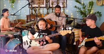 <p>Every time <a href="https://www.youtube.com/@TheClarkFamilyCreative">Colt Clark and the Quarantine Kids</a> release a new YouTube video, I can&rsquo;t help but pause, grin, and watch. They&rsquo;ve grown up over the years, and we&rsquo;ve had a front-row seat since the pandemic. They started playing for fun and to cheer up family and friends. Now, years later, they&rsquo;ve gone beyond 500 songs&mdash;five hundred little reminders that joy can be homemade.</p>

<p>If you haven&rsquo;t watched them yet, you will adore &lsquo;Don&rsquo;t Let Our Love Start Slippin&rsquo; Away&rsquo; as this family band gives it a good makeover. It&rsquo;s pure delight&mdash;the kind of performance that makes you pause mid-scroll, grin wide, and just soak in the joy.</p>

<p>The <a href="https://www.godtube.com/watch/?v=G7ZDDGNX">band</a> is made up of Dad Colt and his three kids&mdash;Beckett, Cash, and Bellamy. Mom Aubree, a photographer and homeschooler, captures it all from behind the camera. Together, they&rsquo;ve turned their living room into a stage where laughter and music mingle like old friends.</p>

<p>In this performance, the charm is everywhere you look. With her rocker power t-shirt and fearless grin, Bellamy strums her bass like she was born for it. Cash, laid back on the chair, adds his own flair with every expression and note. Beckett holds the beat steady on the drums, even decorating his bass drum with a stuffed animal&mdash;because why not? And Colt? He&rsquo;s all heart, jamming with the kind of joy only a dad can have when he&rsquo;s making music with his kids.</p>

<p>What you see isn&rsquo;t just talent&mdash;it&rsquo;s family love woven through every chord. It&rsquo;s laughter spilling over. It&rsquo;s family reminding us that beauty can bloom even out of hard seasons.</p>

<p>Thank you, Clark family, for the gift of music that keeps us smiling and for showing us how love, when nurtured, never slips away.</p>

<p><em>&ldquo;Above all, love each other deeply, because love covers over a multitude of sins.&rdquo; &nbsp;<strong><a href="https://www.godtube.com/bible/1-peter/4-8">1 Peter 4:8</a></strong></em></p>
