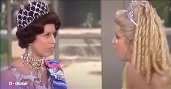 Carol Burnett and Tim Conway Crack Up in Side-Splitting Skit