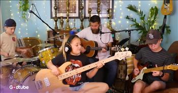 <p>This family band&rsquo;s rendition of Hootie &amp; the Blowfish's Classic song will have you singing along. It&rsquo;s absolutely charming and sounds great. Watch the video to hear the top-notch cover.&nbsp;</p>

<p>The Clark Family band consists of the dad, Colt, and his three kids. Colt and his son play guitar. His daughter plays bass, and his other son plays the drums. Each member is on time and in tune with the music, and they sound great. The song they cover is Hootie and the Blowfish&rsquo;s classic hit, &lsquo;Only Wanna Be With You.&rsquo; The song came out in 1994, led by Hootie and the Blowfish frontman Darius Rucker. Some of the song&rsquo;s lyrics are:</p>

<p>Sometimes you're crazy and you wonder why<br />
I'm such a baby, yeah, the dolphins make me cry<br />
Well there's nothing I can do<br />
I only wanna be with you</p>

<p>&ldquo;We were so surprised and excited to get a comment from Darius Rucker on TikTok requesting that we do one of his songs!&rdquo; The Clark Family <a href="https://www.youtube.com/watch?v=V3l5g0MNYOk">said</a>. &ldquo;Over the last couple of days we listened to a lot of his catalog, between his solo career and his Hootie and the Blowfish days.&rdquo;&nbsp;</p>

<p>You can tell that this dad and his children have a blast performing together, bringing warmth and interest to every beat. They all have a passion for music and clearly enjoy sharing their gifts with others. At the end of the video, the kids get a laugh as they realize their dad was singing without his mic on at one point, which looked funny.&nbsp;</p>

<p>Their natural chemistry as a family shines through. It&rsquo;s not a fancy production&mdash;it feels every bit like a living room jam session and is heartwarming to witness. If you were looking for something to make you feel good today, this cover is it!</p>

