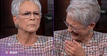 <p>Jamie Lee Curtis named the only person she&rsquo;s ever asked for an autograph, and she couldn&rsquo;t stop laughing. The award-winning actress went into a fit of uncontrollable laughter when she was asked if there was anyone she had asked for their autograph. Watch the short but hysterical clip to hear who the person was and to see her reaction.</p>

<p>Whenever you come across someone who is even mildly famous and recognizable, it&rsquo;s normal to want to capture that moment in some form. Today, if that were to happen, most people would ask for a selfie picture with that individual. That would seem like usual, standard protocol in that situation, especially considering that everyone&rsquo;s cell phones are essentially extensions of their hands at this point.</p>

<p>However, some may go another route in that instance. They may ask that person to sign something for them, especially if it was before cell phones were everywhere. An autograph is also another popular request when you recognize someone famous. As it turns out, even renowned, award-winning actresses ask other people for their autographs.</p>

<p>In a <a href="https://www.tiktok.com/@colbertlateshow/video/7546055597225987342">clip posted on social media</a>, Jamie is during an appearance on The Late Show with Stephen Colbert when the funnyman asks her if there is anyone she has sought an autograph from. Jamie stops, processes the question and then begins laughing uncontrollably. Of course, this means there must have been someone.</p>

<p>After a few moments of laughter, Jamie is able to compose herself long enough to say, &ldquo;Urkel.&rdquo; Those familiar with the popular 90s sitcom &ldquo;Family Matters&rdquo; will immediately know that she is talking about the nerdy, accident-prone character on that show who was played by Jaleel White.</p>

<p>She mentions that she requested Urkel&rsquo;s autograph on her daughter&rsquo;s behalf and then goes right back to laughing uncontrollably.</p>

<p><em><strong><a href="https://www.godtube.com/bible/job/8-21">Job 8:21</a></strong> &ldquo;The time will come when your mouth will be full of laughing, and cries of joy will come from your lips.&rdquo;</em></p>
