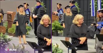 <p>A child had an absolutely adorable reaction to his mother&rsquo;s graduation ceremony. He couldn&rsquo;t contain his excitement and hide how proud he was of her, and it&rsquo;s incredibly sweet. Watch the short but heartwarming clip to hear how the young man responded when he saw his mother walk across the stage during her graduation ceremony.</p>

<p>An education is one thing in life that will never be complete. No matter how many degrees one obtains, there will always be more information, facts and figures to learn. It&rsquo;s impossible to know all there is to know. Being a lifelong learner is something everyone should strive to be.</p>

<p>However, while an education will forever remain incomplete, graduating from high school, college, or another form of schooling should be recognized and celebrated. It is an important milestone and accomplishment. Obtaining a degree requires a lot of hard work, perseverance and study. Degrees and diplomas are not given; they are earned.</p>

<p><a href="https://www.youtube.com/shorts/aDYZl7ygcGI">In a clip posted on YouTube</a>, a young man adorably expresses his joy and excitement for his mother&rsquo;s educational accomplishment. He was not shy about letting everyone in the arena know when she was making her way across the stage to get her diploma.</p>

<p>&ldquo;Yeah, that&rsquo;s my mom!&rdquo; the young man yells. &ldquo;Yeah, that&rsquo;s my mommy!&rdquo;</p>

<p>To make the clip even cuter, while the little guy is yelling and celebrating his mother, there is a collective &ldquo;aww&rdquo; from everyone in the arena. They were as touched and moved by the child&rsquo;s reaction as you and I.</p>

<p>Graduating from college is a significant moment in everyone&rsquo;s life. Walking across that stage is a moment that will surely stay with everyone, and why shouldn&rsquo;t it? It&rsquo;s a massive accomplishment. But this woman will also remember her walk across the stage for another reason. She will forever remember those cute shouts of joy from her little boy.</p>

<p><em><strong><a href="https://www.godtube.com/bible/proverbs/18-15">Proverbs 18:15</a></strong> &ldquo;The heart of the man of good sense gets knowledge; the ear of the wise is searching for knowledge.&rdquo;</em></p>

