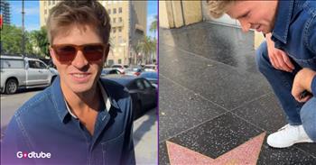 <p>Robert Irwin visited his late father Steve Irwin&rsquo;s Star on the Hollywood Walk of Fame. He was visiting Los Angeles when he made a detour to the popular tourist spot, checking out his dad&rsquo;s star on the sidewalk in Hollywood. Watch the short but heartwarming clip to see Robert visit Steve Irwin&rsquo;s star on the Hollywood Walk of Fame.</p>

<p>California is easily one of the most beautiful states in the country. There is literally every kind of landscape and climate. You can be up in the snow-covered mountains one hour and down in the hot and humid desert the next. There is countryside for those who prefer more rural settings, and massive cities for those who adore big, bustling, highly populated areas.</p>

<p>However, while California is a tourist destination for many, and deservedly so, Los Angeles is arguably the most popular city in the Golden State. It&rsquo;s the city where many of your favorite films and television shows are produced, home to the massive Hollywood sign and it sits along the Pacific Ocean. However, the most popular attraction in LA is the Hollywood Walk of Fame. There you&rsquo;ll find some of the biggest names in entertainment up and down the sidewalk, including Steve Irwin.</p>

<p><a href="https://www.instagram.com/p/DNw4BVz3P5F/">In a clip posted on social media</a>, Robert stopped to check out his father&rsquo;s star. He mentions that he had just gotten into town for &ldquo;Dancing with the Stars.&rdquo; It was a powerful and moving moment.</p>

<p>&ldquo;Look who I found,&rdquo; Robert says as he kneels by his late father&rsquo;s star. &ldquo;How cool is that? That&rsquo;s so awesome! That&rsquo;s so cool.&rdquo;</p>

<p>That&rsquo;s something that Robert and the rest of his family can always visit whenever they happen to be in Los Angeles. As Robert says in the video, how cool is that?</p>

<p><em><strong><a href="https://www.godtube.com/bible/proverbs/22-6">Proverbs 22:6</a></strong> &ldquo;If a child is trained up in the right way, even when he is old, he will not be turned away from it.&rdquo;</em></p>
