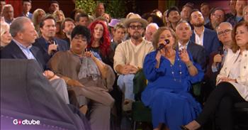 <p>This powerful &ldquo;Turn Your Eyes Upon Jesus&rdquo; performance will stir your soul. Seeing a room full of people praising God is sure to bring him honor and glory. Watch the video to witness it.&nbsp;</p>

<p>An older woman starts the hundred-odd people off in the song. She sounds absolutely angelic and much younger than her years. As the camera pans across the room, everyone lifts their voices, and it&rsquo;s obvious that they are all filled with much dedication and care. Some of the song&rsquo;s lyrics are:&nbsp;</p>

<p>Turn your eyes upon Jesus &nbsp;<br />
Look full in his wonderful&nbsp;<br />
And all the things of earth will grow strangely dim &nbsp;<br />
In the light of His glory and grace &nbsp;</p>

<p>It is so lovely to hear a whole room harmonizing together, especially for a beautiful song like this one. The hymn was <a href="https://enjoyingthejourney.org/hymn-history-turn-your-eyes-upon-jesus/">written</a> in 1022 by Helen H. Lemmel, who was inspired by the life of missionary Lilias Trotter. Helen was blind but knew that her earthly vision was not what mattered.&nbsp;</p>

<p>One of Lilias&rsquo; poems inspired her, which spoke of turning one&rsquo;s soul&rsquo;s vision to Jesus. Despite the terrible tragedy of losing her eyesight and her husband leaving her, Helen found strength and solace in her relationship with God. She turned toward God not with the eyes of her head, but with the eyes of her soul. She went on to write over 400 hymns, led a women&rsquo;s choral group, and taught music at the Moody Bible Institute.&nbsp;</p>

<p><em>&ldquo;I have been put to death on the cross with Christ; still I am living; no longer I, but Christ is living in me; and that life which I now am living in the flesh I am living by faith, the faith of the Son of God, who in love for me, gave himself up for me.&rdquo; <strong><a href="https://www.godtube.com/bible/galatians/2-20">Galatians 2:20</a></strong></em></p>
