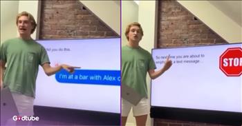 <p>This son&rsquo;s texting seminar for his parents is comedy gold. The young man set out to teach his mother and father the right way to text. Watch the short but hilarious clip to see how far he went in teaching his parents about the dos and don&rsquo;ts of texting.</p>

<p>Nearly everyone has a cell phone, and at this point, it&rsquo;s basically become an extension of our hands. We are addicted to those little devices and are constantly on them. Whether scrolling through our feed on one of the many popular social media platforms, surfing the web or typing out text, we all have our faces buried in our phones most of the time. We cannot get away from them.</p>

<p>Today, phones are used for nearly everything. We look up the forecast, check the traffic on the interstate and use it to capture special events by using its cutting-edge camera to take pictures. It&rsquo;s used for nearly every activity imaginable except for what it was initially intended to do: call someone on it. Instead of phone calls, everyone fires off a quick series of texts. I get it; it&rsquo;s much faster and more convenient to text than to make a phone call.</p>

<p>However, some rules regarding texting need to be abided by and understood. <a href="https://www.youtube.com/watch?v=_7oekCb3474">In a clip posted on YouTube</a>, a young man tries to explain these rules to his parents. He was so serious about telling his parents what they should and should not do when texting that he even created an entire PowerPoint presentation. That&rsquo;s pretty impressive work right there, and given how much time he put into it, they likely took his words to heart.</p>

<p>In the video, he even uses a real-life example to show what his mother did wrong and how she can improve. Even after explaining and pointing out her mistake, she still had questions.</p>

<p><em><strong><a href="https://www.godtube.com/bible/job/8-21">Job 8:21</a></strong> &ldquo;The time will come when your mouth will be full of laughing, and cries of joy will come from your lips.&rdquo;</em></p>
