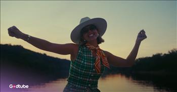 <p>The official music video for Jamie MacDonald's song "Left It In The River" depicts a journey of finding freedom and deliverance from past burdens. The lyrics describe a personal transformation through faith, where the singer leaves their guilt and shame "in the river". The video visually represents this theme, showing scenes of baptism and a sense of renewal. The song emphasizes a newfound joy and a clean slate after encountering God by the river.</p>
