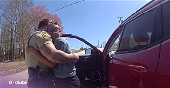 <p>A traffic stop transformed into an inspiring and heartfelt encounter. It started rather heated and contentious, but quickly took a turn that likely no one saw coming. Watch the short but powerful clip to see the beautiful and moving moment that transpired between the law enforcement officer and the woman.</p>

<p>One of the worst sights in the world is when you&rsquo;re driving down the road and you look in your rearview mirror and see red and blue flashing lights. We&rsquo;ve all been there at one time or another. You immediately get this sinking feeling in your stomach, and adrenaline starts coursing through your veins. No one ever wants to be pulled over for any reason.</p>

<p>But it&rsquo;s always a good idea to remain calm and respectful whenever you are pulled over. That will always make it a much more pleasant experience for everyone involved&mdash;the driver and the police officer. Just answer the officer as honestly as possible. Who knows, you might even get away with just a warning.</p>

<p>However, you never want to respond to the officer with anger and hostility. That&rsquo;s a quick and easy way to earn yourself an expensive ticket. But as a <a href="https://www.youtube.com/watch?v=TgT33Ud7Hs8">clip posted on YouTube shows</a>, what started as a contentious situation ended in a hug and a life-changing moment.</p>

<p>In the video, the officer, Shawn Singleton, explains the situation to the driver after approaching the vehicle. He tells her he pulled her over for going 61 in a 45. The woman is understandably not pleased with the situation, but instead of simply answering yes or no, she responds angrily to the officer.</p>

<p>Instead of escalating the situation, the officer can sense that something else is going on and knows there must be a reason for her angry attitude and demeanor. The woman eventually confesses that she has been struggling with sobriety, trying to keep things together and has been separated from her young son.</p>

<p>The officer offers her a hug, which she immediately accepts. It&rsquo;s a precious, loving moment that &ldquo;helped save her life.&rdquo;</p>

<p>We never know what someone else is going through, so responding with kindness and understanding is always important. We don&rsquo;t know how big a difference our kindness could make in their life.</p>

<p><em><strong><a href="https://www.godtube.com/bible/ephesians/4-32">Ephesians 4:32</a></strong> &ldquo;And be kind to one another, full of pity, having forgiveness for one another, even as God in Christ had forgiveness for you.&rdquo;</em></p>
