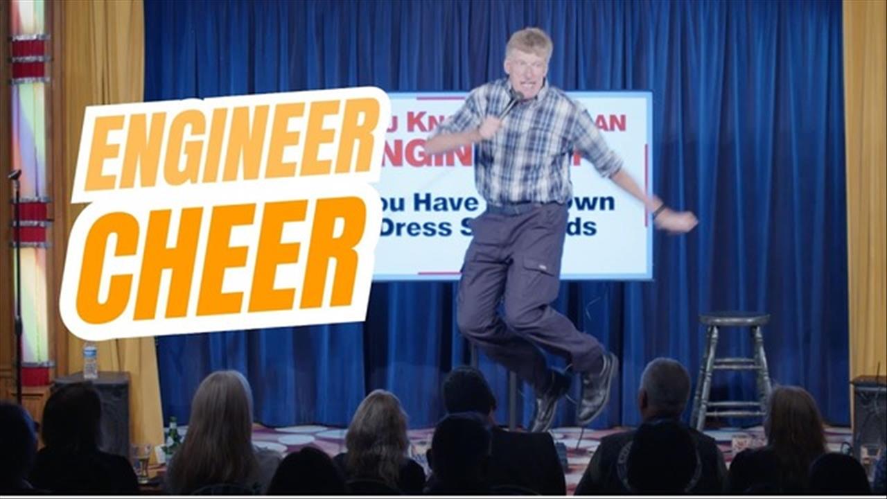<p>Engineer-turned-comedian Don McMillan proves that math and science can be hilarious. From the ultimate math team cheer to semiconductor punchlines, he keeps both techies and comedy fans laughing with his sharp, geeky humor.</p>
