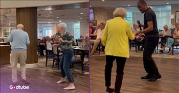 <p>Aretha Franklin&rsquo;s classic &ldquo;Respect&rdquo; sparked an epic and surprising dance battle. The two competitors refused to back down, seemingly having the time of their lives while showing their fancy footwork to the timeless tune. Watch the short but jaw-dropping clip to see this unbelievable and joyous dance battle.</p>

<p>Getting exercise and simply getting up and moving around are essential for everyone. This becomes even more so as we age and begin to slow down. But, of course, muscles that aren&rsquo;t used regularly will atrophy even faster, which is why doing something as simple as a walk around the block can be incredibly beneficial.</p>

<p>The point is to find something you enjoy doing that involves getting up, moving around and putting those muscles to work. If you enjoy doing it, exercise will feel less like a chore and more like something you&rsquo;re genuinely excited about doing. It can literally be anything; just pick something and get active!</p>

<p><a href="https://www.youtube.com/shorts/gOQC0n6o8dA">A clip posted on YouTube</a> showed some older adults living in a retirement center enjoying classic tunes. However, a couple of them weren&rsquo;t interested in simply sitting down and listening; they felt the need to get up and boogie, and why not?</p>

<p>The man and woman danced around, engaged in a highly competitive dance battle, and others sat around the room, taking in the show. Both showed that despite their advanced age, they were still pretty nimble on their feet, moving around the dance floor with relative ease and plenty of rhythm.</p>

<p>But they weren&rsquo;t the only people out on the dance floor strutting their stuff. Near the short clip&rsquo;s conclusion, two other individuals were also spotted on the floor, having a good time listening to Aretha&rsquo;s beloved tune from 1967.</p>

<p>Typically, dance battles end with a winner and a loser selected. However, I&rsquo;m not the right person to choose. Everyone on the dance floor showed they were much better on their feet and had more talent and coordination than I do!</p>

<p><em><strong><a href="https://www.godtube.com/bible/psalms/149-3">Psalm 149:3</a></strong> &ldquo;Let them give praise to his name in the dance: let them make melody to him with instruments of brass and corded instruments of music.&rdquo;</em></p>
