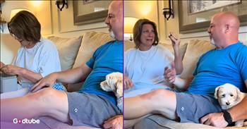 <p>The reaction of two parents to their daughter&rsquo;s pregnancy news will melt your heart. Be sure to grab the tissues before watching this clip because you will most definitely need them. Watch the short but tear-jerking clip to see how a mother and a father reacted to learning about their daughter&rsquo;s pregnancy news.</p>

<p>Being a parent is easily one of life&rsquo;s biggest blessings. Many would argue, and I think rightfully so, that it is, in fact, the biggest. There is nothing like raising children and watching them grow, learn and explore. Seeing them take their first step or hear them say their first word are moments you&rsquo;ll never forget and cherish for as long as you live.</p>

<p>However, as great as being a parent is, sadly, there are some people who want nothing more than to be a mother or a father, and it&rsquo;s not possible. For one reason or another, having biological children is not in the cards for some couples, which can be incredibly painful and heartbreaking.</p>

<p><a href="https://www.youtube.com/shorts/p_a1x1pNBV0">A clip posted on YouTube</a> shows what happened after two people learned they were going to be grandparents. Watching these two open their gift and slowly realizing what the present symbolizes is everything. &nbsp;Their honest and emotional reaction will likely bring even the most stoic and unemotional person to tears.</p>

<p>The text in the video mentions that the couple&rsquo;s daughter had struggled with infertility for more than a decade, 13 years to be exact.</p>

<p>You can see how happy they are for their daughter and to be grandparents. It&rsquo;s clear that they wanted their daughter to become a parent so badly, even when it appeared that it would not happen for her.</p>

<p>This is a beautiful moment that none of them will ever forget!</p>

<p><em><strong><a href="https://www.godtube.com/bible/proverbs/17-6">Proverbs 17:6</a></strong> &ldquo;Children&rsquo;s children are the crown of old men; and the glory of children are their fathers.&rdquo;</em></p>
