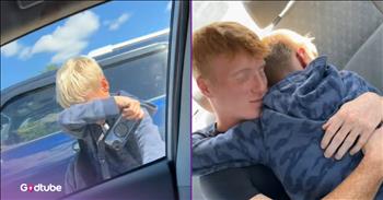 <p>He did not want to be recorded, but then the sweetest, most tear-jerking moment occurred. The young man made his desire not to be filmed completely clear to his mother, but what happened next will likely cause you to brush away tears from your eyes. Watch the short but sweet clip to see the young man&rsquo;s initial response to the camera and how his mood quickly changes.</p>

<p>Technological advancements have impacted and touched every part of our lives. With a few clicks and swipes, we can order a meal or even a week&rsquo;s worth of groceries. Social media platforms allow us to easily communicate with people on the other side of the country and the world. News apps provide us with the latest, most up-to-date information possible.</p>

<p>Oh, technology also allows us to capture and record our every waking moment if we want. For some reason, there are people who choose to do just that and post the footage on social media for all to see. What would some people do if they didn&rsquo;t have social media to post their entire lives on for their digital friends?</p>

<p><a href="https://www.tiktok.com/@sabrinasmyser/video/7542889556987645197">In a clip posted on social media</a>, a young man approaches a car and sees his mother filming him. He does not want to be on camera (I can completely understand), and his hands in front of his face make that entirely clear. However, his annoyance instantly subsides once he gets in the car and looks into the backseat.</p>

<p>The young man&rsquo;s older brother, who has been away at college for the past couple of weeks, pops up to ask, &ldquo;How was practice?&rdquo;</p>

<p>The young man leaps into the backseat, into his brother&rsquo;s arms. To make the moment even more precious, the younger brother begins crying, happy that his brother has returned home for a visit.</p>

<p>Hilariously, the video ends with the young man asking his older brother, &ldquo;Want to play some Fortnite?&rdquo;</p>

<p><em><strong><a href="https://www.godtube.com/bible/proverbs/17-17">Proverbs 17:17</a></strong> &ldquo;A friend loves at all times, and a brother is born for adversity.&rdquo;</em></p>
