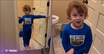 <p>A child&rsquo;s totally wrong answer is comedy gold. This little guy&rsquo;s incorrect response to a simple question will bring a smile to your face and will probably cause you to elicit a few chuckles. Watch this short but hysterical clip to hear the question and then how the youngster gave an answer that will likely have you doubled over in laughter.</p>

<p>Everyone loves comedy and enjoys having a reason to laugh. Sure, people have different senses of humor and find different things humorous, but laughing is a universally beloved activity. Nearly every situation can be made better with a little bit of humor. Life is already too serious and can be heavy sometimes, so why not add humor whenever possible?</p>

<p>One of the best sources of humor is children. However, they often are not even trying to be funny. The laughs and comedy children provide are more of the unintentional variety. When children are around and involved, you can never be quite sure what they will say or do, as every parent will wholeheartedly agree.</p>

<p><a href="https://www.youtube.com/shorts/QMAnClz2M64">In a clip posted on social media</a>, a child unintentionally gives a huge laugh. The situation in the video begins, as most hilarious situations with children usually do, by asking them a simple question.</p>

<p>The man behind the camera approaches the young man and asks him if he knows what is being served for dinner this evening. The cameraman then proceeds to sing a catchy little jingle, which he spells, and gives the little guy the answer to the proposed question: P-I-Z-Z-A.</p>

<p>However, the little ditty takes an unexpected direction when the young man is asked to provide the song&rsquo;s final lyrics, which is supposed to answer what is being served for dinner. Instead of saying pizza, the young man confidently and with a big smile says, &ldquo;tacos.&rdquo;</p>

<p>How can you not laugh at that? Everyone was expecting him to say pizza, but, apparently, he&rsquo;s not reading and spelling yet.</p>

<p><em><strong><a href="https://www.godtube.com/bible/job/8-21">Job 8:21</a></strong> &ldquo;The time will come when your mouth will be full of laughing, and cries of joy will come from your lips.&rdquo;</em></p>
