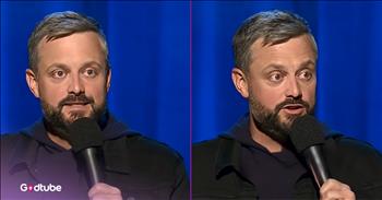 Nate Bargatze Handles a Surprise Interruption Like Only He Can
