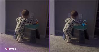 <p>You&rsquo;ll be laughing out loud at this toddler&rsquo;s late-night beat drop. The youngster, in the middle of the night, showcased her impressive musical skills. Watch the short but hilarious and jaw-dropping clip to see the little one make music while most people are trying to sleep at that hour.</p>

<p>As every parent knows, children, unfortunately, live by their own schedules. While it would be nice if they slept through the night, that is hardly ever the case. At least at the beginning of their lives, children wake up every few hours, which means their parents do too.</p>

<p>However, as they get older, their sleep patterns tend to improve. They start to sleep longer, waking up less throughout the night. This is a welcome change for the baby and their sleep-deprived parents. It&rsquo;s a win-win for everyone involved, and everyone lets out a collective sigh of relief. The parents are finally able to get back to sleep after what feels like years away from their bed.</p>

<p>However, sadly, sometimes those sleep patterns don&rsquo;t improve as much or as quickly as some parents would like. <a href="https://www.youtube.com/watch?v=Hh2HeI1xHJM&amp;t=1s">A clip posted on YouTube</a> shows what one young woman does when she wakes up in the middle of the night.</p>

<p>The youngster, while standing at her Fisher-Price DJ set, starts dropping and mixing beats. This wouldn&rsquo;t be a big problem except that the child is doing this at 3 a.m.! &nbsp;Yes, children enjoy playing, and they should have fun, but can&rsquo;t they do it at a more appropriate hour?</p>

<p>Not only does the little one have a talent for mixing beats, but she even has some nice moves. She incorporates a couple of dance steps as she makes music.</p>

<p>While this would be an unfortunate situation for every parent, and one that you wouldn&rsquo;t wish upon your worst enemy, it is still pretty funny to watch, especially since it&rsquo;s not your child doing it.</p>

<p>Also, I don&rsquo;t blame the child, but the person who bought that toy for her. My guess is that it was probably a childless aunt or uncle or maybe even grandma and grandpa.</p>

<p><em><strong><a href="https://www.godtube.com/bible/proverbs/22-6">Proverbs 22:6</a></strong> &ldquo;If a child is trained up in the right way, even when he is old, he will not be turned away from it.&rdquo;</em></p>

