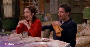 <p>The Barones serve up laughter in this classic &ldquo;Everybody Loves Raymond&rdquo; Thanksgiving. A word of caution: do not take a bite of turkey or stuffing before watching this hysterical clip. We don&rsquo;t need anyone choking. Watch this short but hilarious video of a Thanksgiving dinner at the Barone household.</p>

<p>Holidays are fantastic and joyous occasions, where we have the opportunity to join together with family and friends, catch up with one another and enjoy a delicious, mouth-watering meal. That is especially true at Thanksgiving, as we gather to eat a smorgasbord of some of the most delectable, appetizing dishes while praising and thanking the Lord for the many ways He has blessed us throughout the year.</p>

<p>However, while Thanksgiving is an occasion to be with family, eat entirely too much food and possibly watch some football; it can also be a stressful situation. People do not always get along, and sometimes there are personality clashes, which can raise blood pressure and the tension in the room. <a href="https://www.youtube.com/watch?v=CJy07y1Xp9E">A hilarious, laugh-out-loud funny video posted on YouTube</a> shows this to be the case.</p>

<p>The clip is a segment from the beloved television show &ldquo;Everybody Loves Raymond.&rdquo; It begins with Ray and Debra on the couch discussing what she should make for their family&rsquo;s&nbsp;Thanksgiving dinner. As per usual, Ray is not much help and even insults his wife&rsquo;s lack of cooking ability in the process.&nbsp;</p>

<p>We then see the Barone family &ndash; Ray, Debra, Marie, Frank, Robert and Amy &ndash; enjoying Thanksgiving dinner together. Things seem OK, or about as good as they can be for Thanksgiving dinner at the Barone house. Of course, everything quickly takes a dramatic turn after dinner.</p>

<p>Debra and Marie, who are constantly at each other&rsquo;s throats in the show, continue their passive-aggressive feud. Marie, once again, insults Debra&rsquo;s cooking and cleaning, and does so with a smile on her face.</p>

<p>&ldquo;Debra, I don&rsquo;t know why your rolls are all left,&rdquo; Marie said. &ldquo;I liked them. The burnt part gave them some flavor. Oh, and don&rsquo;t worry about those pots and pans, honey. I know how to do those.&rdquo;</p>

<p>&ldquo;Oh, well, cleaning is cleaning,&rdquo; Debra responds.</p>

<p>&ldquo;You&rsquo;d think so,&rdquo; Marie answers back.</p>

<p>&ldquo;Everybody Loves Raymond&rdquo; is a show that, no matter how many times you&rsquo;ve seen an episode, it still manages to get you laughing out loud.</p>

<p><em><strong><a href="https://www.godtube.com/bible/1-timothy/5-8">1 Timothy 5:8</a></strong> &ldquo;If anyone has no care for his family and those in his house, he is false to the faith and is worse than one who has no faith.&rdquo;</em></p>
