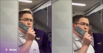 <p>A pilot grabbed everyone&rsquo;s attention with his moving words before takeoff. He delivered an unusual yet touching speech before the aircraft took off. Watch the short but powerful clip to listen to the pilot&rsquo;s surprising but heartwarming words.</p>

<p>Traveling is something we are all familiar with, but few of us enjoy it. While a lot of those feelings depend on the chosen mode of transportation, getting from Point A to Point B is rarely, if ever, a fun time. Most of the time, people are simply hoping to get through their travel experience with as few disruptions, distractions and headaches as possible. We just want to reach our destination with our sanity still intact.</p>

<p>However, that is often a tall order, especially when it comes to flying. There are numerous hindrances and unnecessary holdups associated with air travel that most people would rather completely avoid flying altogether. But that is usually not the case, and despite everything horrible and irritating with flying, it&rsquo;s often the most efficient mode of transportation.</p>

<p>Despite everything awful associated with flying, others may hate it for an entirely different, but very obvious reason. They, for whatever reason, have a fear of flying, which is understandable given how high and fast those planes are when in use. It&rsquo;s honestly kind of frightening when you think about it, especially if you&rsquo;re traveling internationally and will be over an ocean for long periods of time.</p>

<p>Well, <a href="https://www.youtube.com/shorts/n4-M6kNAUg8">in a clip posted on YouTube</a>, a pilot came over the plane&rsquo;s public address system and reassured his passengers that this was going to be a very safe flight. That was going to be the case for one very simple reason: his daughter. He mentioned that his little girl had just learned how to say ice cream, and he wanted nothing more than to get back to her and share a bowl with her.</p>

<p>What an unbelievably sweet moment! I&rsquo;m sure anyone on that flight who might have been apprehensive about flying felt much better after the pilot&rsquo;s words.</p>

<p><em><strong><a href="https://www.godtube.com/bible/ephesians/6-4">Ephesians 6:4</a></strong> &ldquo;And, you fathers, do not make your children angry: but give them training in the teaching and fear of the Lord.&rdquo;</em></p>
