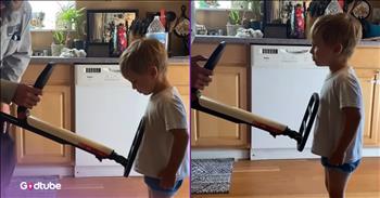 <p>A little one set off the metal detector for a hilarious reason. It&rsquo;s likely that no one expected to hear this noise when the device was wiped near the young man. Watch the short and hysterical clip to see what happened when the contraption was placed near the youngster and hear his laugh-out-loud explanation.</p>

<p>Children are an absolute joy and one of the biggest blessings that life can bestow upon us. They add an incredible and incalculable amount of happiness to every household blessed with those youngsters. Being a mother or a father is the most significant position and title you&rsquo;ll ever obtain, and it doesn&rsquo;t even come close.</p>

<p>While children are a blessing, which every parent and grandparent can wholeheartedly agree, not every parenting moment is worth documenting. Let&rsquo;s be honest, there are plenty of instances in which those little bundles of energy will try your patience and get on your nerves. Also, oddly enough, sporadically, they will momentarily lose the ability to hear and comprehend the words that come out of your mouth. One of the biggest things to remember whenever children are involved: expect the unexpected.</p>

<p><a href="https://www.youtube.com/shorts/m8j8C1qodc4">In a clip posted on YouTube</a>, the unexpected is precisely what happened when someone used a metal detector. The individual was waving the device about when it started to beep, alerting him to the possible presence of metallic material. Weirdly enough, the beeping sound was occurring whenever it was placed near a young man, specifically his stomach.</p>

<p>Of course, this unexpected occurrence resulted in laughter from the man holding the metal detector and the woman behind the camera. However, the little guy didn&rsquo;t seem all that shocked and didn&rsquo;t have much of a reaction at all.</p>

<p>&ldquo;I swallowed a dime,&rdquo; the child says.</p>

<p>Got to hand it to the little one, most people would be more than a little concerned if this were to happen to them. He doesn&rsquo;t appear to be bothered at all, taking it all in stride.</p>

<p><em><strong><a href="https://www.godtube.com/bible/proverbs/22-6">Proverbs 22:6</a></strong> &ldquo;If a child is trained up in the right way, even when he is old, he will not be turned away from it.&rdquo;</em></p>
