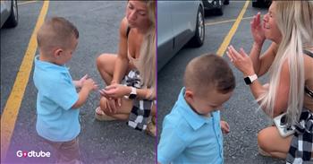 <p>This child&rsquo;s magic trick ends with a surprising and painful twist. It is likely that no one saw how this trick would end, and the woman in the video may have difficulty seeing much in the future. Watch the short but sweet and painful clip to see how this youngster&rsquo;s trick that started off sweet took a dramatic turn.</p>

<p>While many people may enjoy magicians and magic shows, we all know that magic is not real. They are nothing more than fake, scripted entertainment, similar to a movie or a television program. Of course, it&rsquo;s all nothing but deception. The magicians work hard to get their audience to look in this direction or at that hand while they do something with the other hand, hoping that no one saw what they just did, or else the trick fails.</p>

<p>However, while we all know that magic is not real and that there is always some simple trick involving deception and sleight of hand, the best tricks and illusions will still leave you wondering how they did it. Your mind will be racing, working overtime as you try to figure out what you missed and how you were fooled. But as they say, a good magician never reveals their tricks. They want you to be left baffled and befuddled.</p>

<p>Viewers will not be left wondering <a href="https://www.youtube.com/shorts/TpdO7y0tNH0">how one little guy made an object disappear; they will not be</a> mesmerized by the magic. Instead, they will have a few other questions, mainly, whether she will be OK, and when she will regain full use of her eye again.</p>

<p>In a clip posted on YouTube, a little man holds a tiny object in his left hand. He says the magic words, or some version of them, and then moves his hand quickly. The object has now disappeared.</p>

<p>But not really. Instead of vanishing in thin air, as the child performed his &ldquo;trick,&rdquo; he threw the object, and it hit his mother right in the eye. No one saw how that trick was going to end, especially the little boy&rsquo;s mother.</p>

<p><em><strong><a href="https://www.godtube.com/bible/proverbs/22-6">Proverbs 22:6</a></strong> &ldquo;Train up a child in the way he should go, and when he is old, he will not depart from it.&rdquo;</em></p>
