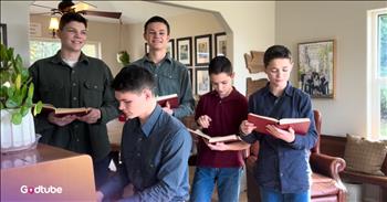 <p>This family&rsquo;s soul-stirring &lsquo;When We All Get to Heaven&rsquo; Performance will lift your spirit and warm your heart. This group of brothers loves getting together and worshiping God. Play the video to see for yourself!</p>

<p>Five of the Kuykendall siblings sing in this video, while one plays the piano. It&rsquo;s wonderful to hear youthful voices sing and love, and harmonize together as a family. And it is an excellent song that they&rsquo;ve chosen. &ldquo;When We All Get to Heaven&rdquo; is a wondrous hymn that&rsquo;s bright and hopeful. It speaks about the things we can look forward to as believers after death. Some of the thoroughly composed lyrics are:&nbsp;</p>

<p>When we all get to heaven,<br />
what a day of rejoicing that will be!<br />
When we all see Jesus,<br />
we'll sing and shout the victory!</p>

<p>This hymn was <a href="https://www.allinallchurch.com/teachings/2024/8/7/when-we-all-get-to-heaven">written</a> by Eliza Edmunds Hewitt in 1898, during a difficult time in her life. Eliza was a schoolteacher and hymn writer. One day, after she scolded a student, the student maliciously hit her back with a slate, which left Eliza in a cast for six months. Eliza never recovered from the incident and remained invalid for the rest of her life. It was after her accident that she threw herself into writing hymns.</p>

<p>It&rsquo;s easy to see why these lyrics came to Eliza. She likely longed to be restored and looked forward to greater things, as we all do sometimes. Despite her circumstances, Eliza found the courage to hold onto hope, and we should do the same. If you&rsquo;re a believer in Christ, no matter what the circumstance, you can have hope that you will one day see those &ldquo;pearly gates&rdquo; and &ldquo;golden streets.&rdquo;</p>

<p>This cover by the Kuykendall family is an uplifting reminder to us all, so be encouraged as you listen to their song.</p>
