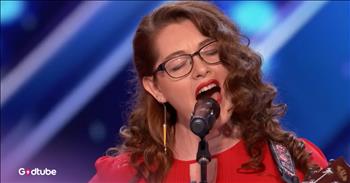 <p>Watch this jaw-dropping performance on<em> America&rsquo;s Got Talent</em> where a hearing-impaired singer stuns all the judges and audience with her original song. The contestant is Mandy Harvey, and she has loved singing since she was a little girl.&nbsp;</p>

<p>Because of a connective tissue disorder, she ended up losing all her hearing when she was 18 years old, but she refused to give up on her love of music. And the way that she found her way back to singing is truly inspiring.</p>

<p>&ldquo;I left music after I lost my hearing, and then I figured out how to get back into singing with muscle memory using visual tuners and trusting my pitch,&rdquo; she <a href="https://www.youtube.com/watch?v=iDsbKvZhD2s">said</a>. Mandy also performs on stage with her shoes off, allowing her to feel the tempo and beat through the floor. How amazing!</p>

<p>The song that Mandy sings is an original one called &lsquo;Try.&rsquo; And she shared with the judges what the song means to her. &ldquo;After I lost my hearing, I gave up. But I want to do more with my life than just give up,&rdquo; she said.</p>

<p>Mandy starts to play her song, and the whole performance is just incredible! From her wonderful voice to the beautiful lyrics, the emotional performance left everyone in awe.</p>

<p>&ldquo;Mandy, I don&rsquo;t think you&rsquo;re going to need a translator for this,&rdquo; Simon Cowell says to her as he presses the golden buzzer. As the gold confetti falls down all around her, Mandy cannot believe what is happening! Her dad comes out on stage and embraces her as she celebrates her big win!</p>

<p>&ldquo;Honestly, I never think I&rsquo;m going to be surprised or amazed by people, and then you turn up,&rdquo; shared Simon. &ldquo;I mean, just the fact that you are you, but it was your voice, your tone, the song was beautiful. Congratulations! You are straight through to the live shows.&rdquo;</p>

<p>What an incredible audition and inspirational story! Mandy is an excellent reminder for people to never give up on their dreams.</p>

