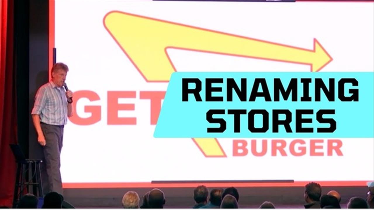 <p>What if store names actually matched the experience you have inside them? In this <em>4 PM Funnies</em> clip, the comedian breaks down everyday brands and gives them the names they probably deserve&mdash;from endless breadsticks to impossible parking lots and checkout receipts that never stop printing. It&rsquo;s observational comedy built on shared frustration, brand recognition, and the little moments that make errands way harder than they should be.</p>
