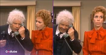 Carol Burnett Breaks Down Laughing as Tim Conway Drags Out a Hilarious Bit