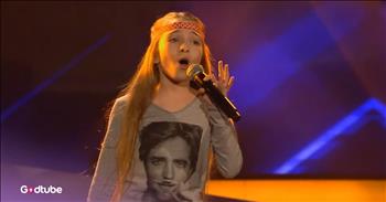 <p>You absolutely have to hear his show-stopping rendition of The Jackson 5&rsquo;s &ldquo;I Want You Back&rdquo;. It&rsquo;s absolutely stunning to see this kid&rsquo;s skills. Play the video to give it a listen!</p>

<p>The 13-year-old, Fabienne Bergmans, begins her 2-minute performance in a calm and composed manner. She wears a hippie headband&mdash;a nod to the 1969 hit. As she opens her mouth to sing, it&rsquo;s clear right away that she&rsquo;s got the perfect voice for a Jackson 5 cover.</p>

<p>It&rsquo;s youthful and has that familiar swing. All of the judges turn their chairs toward the end of the song. She has two of the judges up on the stage next to her, dancing and jiving to the beat, while the other judge watches in awe and amazement.&nbsp;</p>

<p>She is very small, but there is a great deal of talent coming out of her. You can&rsquo;t help but be in awe as you listen. Some of the lyrics to &ldquo;I Want You Back&rdquo; are:&nbsp;</p>

<p>Oh, baby, give me one more chance (To show you that I love you)<br />
Won't you please let me (Back in your heart)<br />
Oh, darling, I was blind to let you go (Let you go, baby)<br />
But now, since I see you in his arms (I want you back)</p>

<p>Young Fabienne demonstrates remarkable control of her voice. She sings with confidence beyond her years. She has impeccable vocal runs and excellent timing, and you can tell that she&rsquo;s putting all of her focus into her performance.&nbsp;</p>

<p>Her song has a near-magical effect. Because with every passing moment, the judges and crowds become increasingly enthusiastic and energized. It&rsquo;s a bright, unforgettable performance that&rsquo;s remarkable and refreshing.&nbsp;</p>

<p>You can&rsquo;t help but feel good after you listen to this. And you&rsquo;ll want to keep hitting that repeat button&hellip; I know I do!</p>
