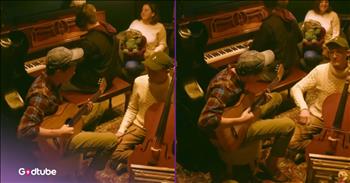 <p>If you enjoy musicals and are a fan of the classics, then you&rsquo;ll love this charming rendition of &lsquo;Singin&rsquo; in the Rain!&rsquo;</p>

<p>This video will have you dancing and singing as the incredible vocalist showcases her skills on camera. You see a cozy and dimly lit room with a fireplace, and the Young Original Band gathered together. The leader of the band counts them down. The group of four all immediately comes in strong.&nbsp;</p>

<p>The voice of this young woman is unique and beautiful; you will want to continue to listen to what she is able to sing. There is such depth and dynamics in the piano. He will wow you! The guitarist and the cellist are clearly having a good time and are also gifted.</p>

<p>After the singer finishes the chorus, the piano takes it up a notch on the instrumental, and there is a highlighted cello solo. Finally, the lead vocalist returns, but this time the other bandmates add some unexpected harmonies. It is fabulous what these young people have accomplished. They are talented way beyond their years.</p>

<p>The chorus says:</p>

<p>I'm singing in the rain, just singin' in the rain<br />
What a glorious feeling, I'm happy again&nbsp;</p>

<p>&ldquo;Singin&rsquo; In the Rain&rdquo; is a feel good song. Everyone who hears this song cannot help but perk up! Take a moment to listen to this jazzy and modern rendition of this timeless classic from a favorite musical. You will not regret it. Young Original Band is absolutely living up to their name in this video.</p>

<p>The Bible teaches us to have joy in our hearts through the work of the Holy Spirit. As you listen to this music, ponder the blessing of Jesus and how He can make the rainiest days sunny in our hearts.</p>

<p><em>&ldquo;May the God of hope fill you with all joy and peace in believing, so that by the power of the Holy Spirit you may abound in hope.&rdquo; <strong><a href="https://www.godtube.com/bible/Romans/15-13">Romans 15:13</a></strong></em></p>
