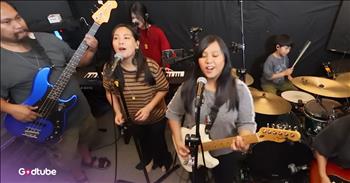 <p>Check out this family band&rsquo;s jaw-dropping cover of the classic song &lsquo;Jump&rsquo; by Van Halen. The talented musicians in the video are part of a family band called Missioned Souls. Let their rendition of this great song get you up and dancing around with a big smile on your face!</p>

<p>&lsquo;I get up and nothing gets me down<br />
You got it tough, I've seen the toughest around<br />
And I know, baby, just how you feel<br />
You've got to roll with the punches to get to what's real&rsquo;</p>

<p>What a beautiful and talented family! The members of the family band include husband and wife, Secan and Sheena, and their four children: Naces, who is 15 years old and plays the keyboard; Neisha, who is 13 years old and play lead guitar; Stacey, who is 11 years old and sings/play rhythm guitar; and Isaiah, who is 10 years old and plays drums.</p>

<p>This family band has a beautiful mission, as stated on their YouTube page. &ldquo;We are a family commissioned to propagate the importance of family unity by showing love and respect to each family member and for one another. We put into action our God-given gifts to bring joy and fun into other people&rsquo;s lives through music,&rdquo; their bio <a href="https://www.youtube.com/@MissionedSouls">reads</a>. &ldquo;Missioned Souls was born out of our earnest desire to give thanks for the simple musical talent we receive from above, thus, giving glory to the Holy Trinity.&rdquo;</p>

<p>As for the song &lsquo;Jump&rsquo; by Van Halen, it was released in December 1983 as the lead single from their sixth studio album, 1984. It is Van Halen's most successful single, reaching number 1 on the US Billboard Hot 100. In 2021, Rolling Stone ranked &lsquo;Jump&rsquo; at number 177 on its updated list of the "500 Greatest Songs of All Time".</p>

<p>We hope you enjoyed listening to this extraordinary rendition of &lsquo;Jump&rsquo; today!</p>
